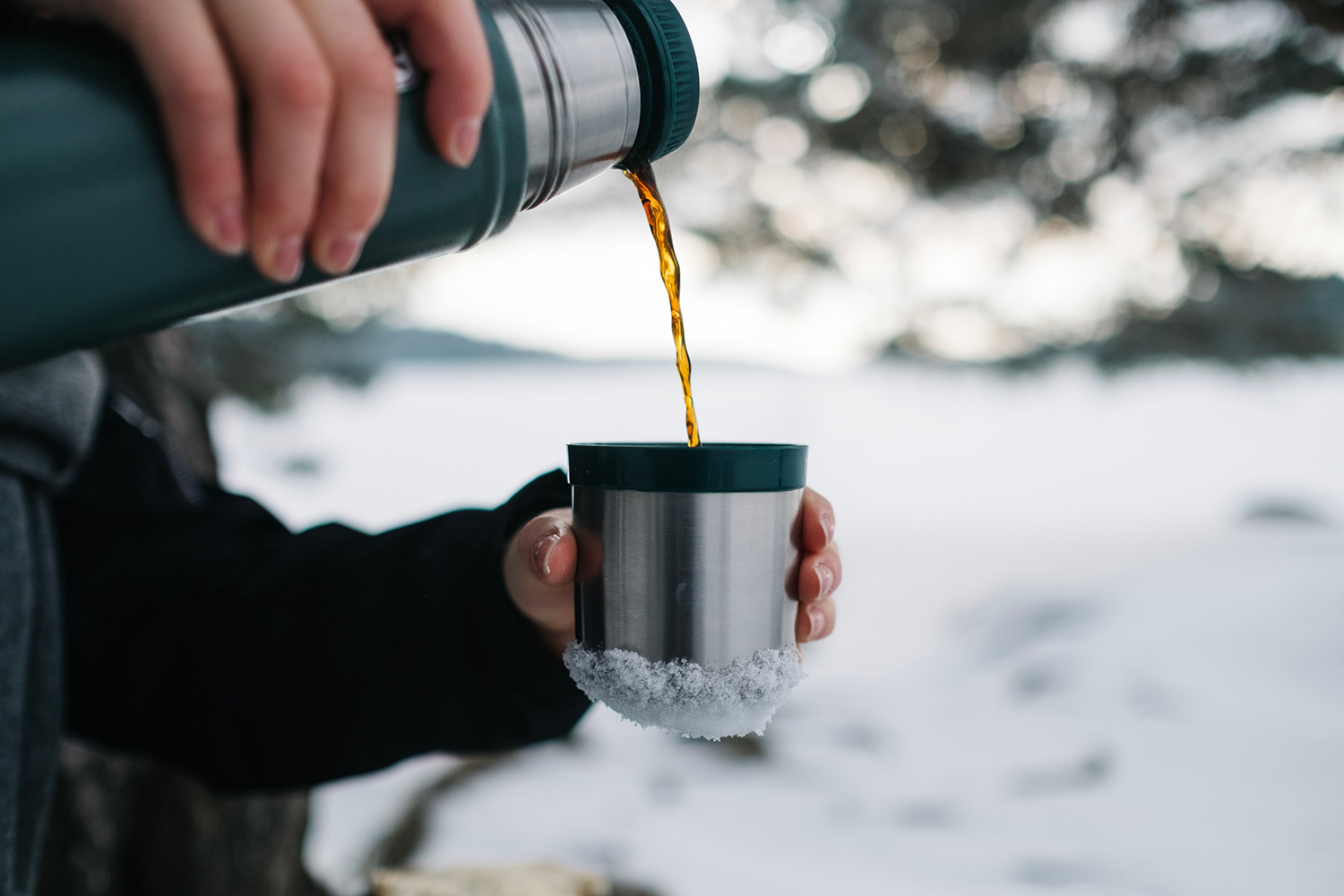 how to keep warm outside