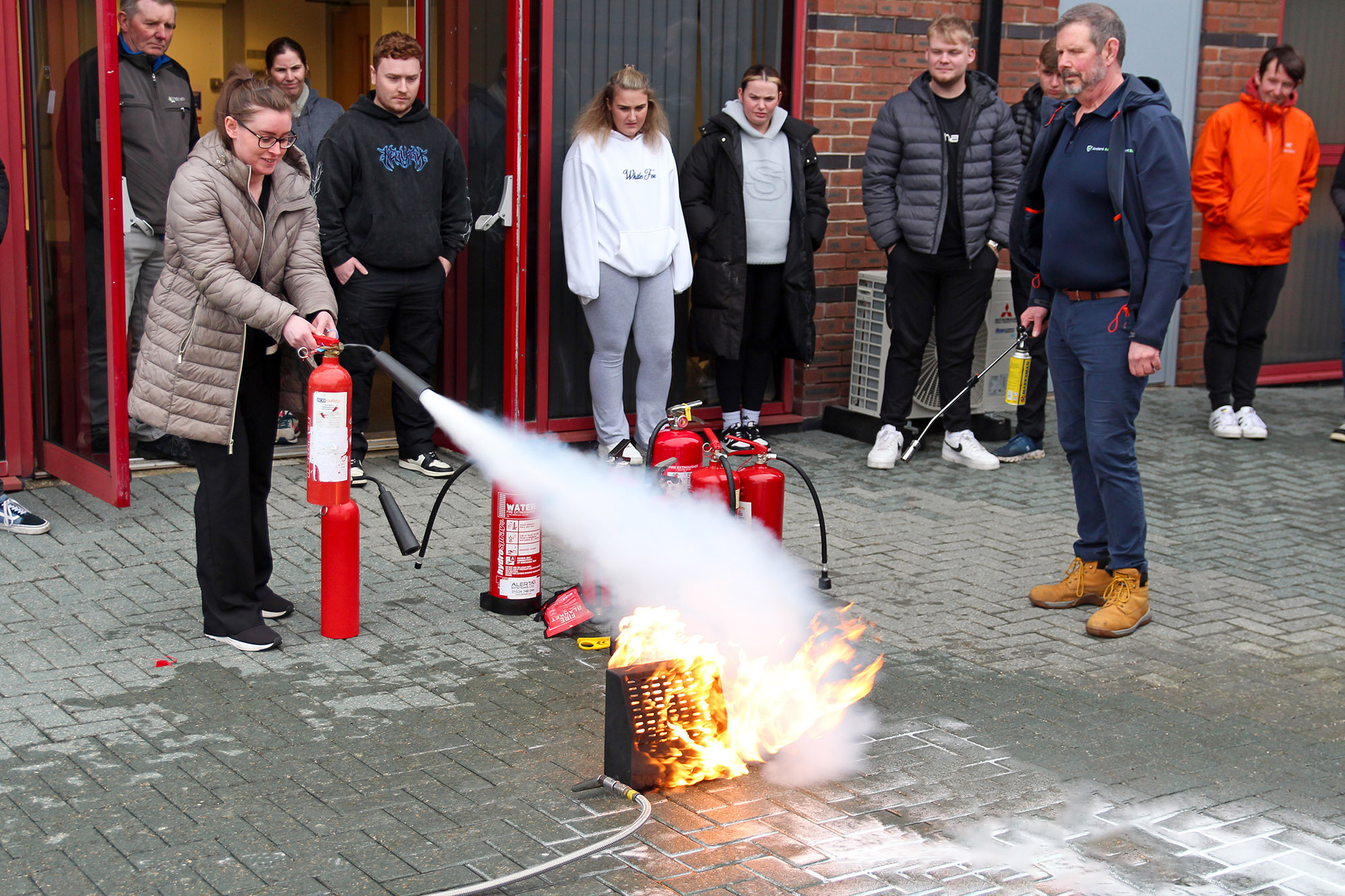 What does a fire warden do